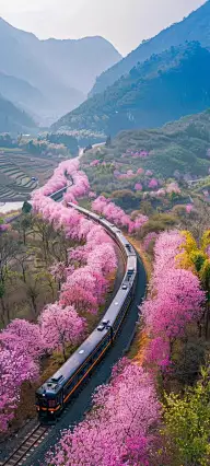 正是江南好风景，落花时节又逢春。