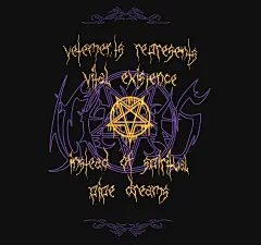 哥特字母 五角星印花图案