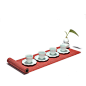 样板间新中式茶具配件防水茶席素色茶席中式茶具桌旗茶道配件-淘宝网