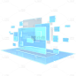 3D立体三维科技显示屏