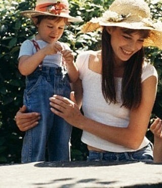 Jane Birkin with her...