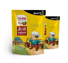 红枣包装#包装设计##插画漫画##卡通形象##食品包装##特产包装#