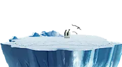 冰山雪山雪景冰川PNG素材PNG