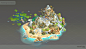 2D animation  building design Digital Art  Drawing  Environment design game Game Art map