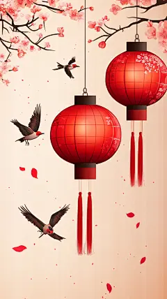 立春节日节气海报背景模板素材 (39)