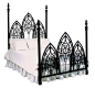 French Gothic Iron Bed