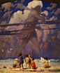  （1683）紐威·康瓦斯·魏斯（n.c. wyeth 1852-1945），美国画家