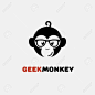 81232738-geek-logo-design-template-with-monkey-in-glasses-vector-illustration-.jpg (1300×1300)