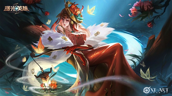 为《曙光英雄》绘制的皮肤插画---9P/...