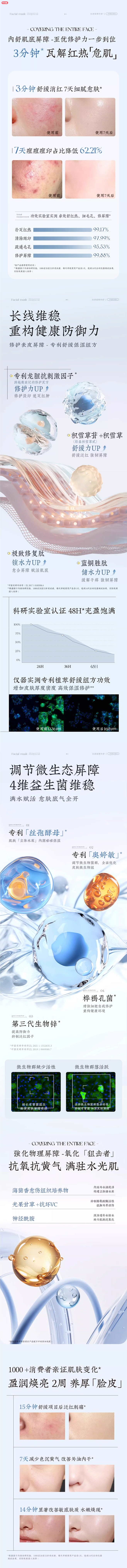 儒意b5精华液祛痘修印敏感肌修复舒缓泛红...