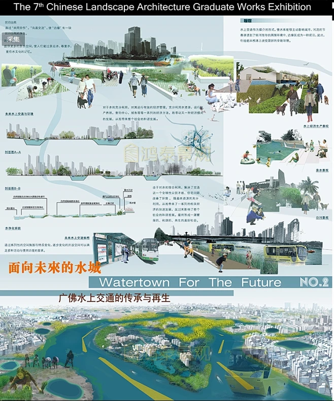 风景园林设计竞赛jpg获奖作品展板模版素材资料园林竞赛景观展板-淘宝网-花瓣网
