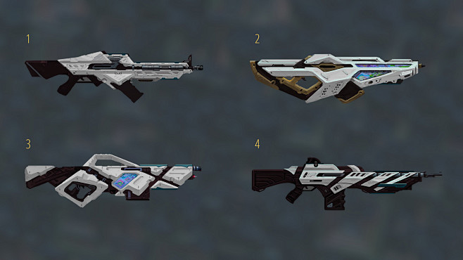 Sci-fi rifle concept