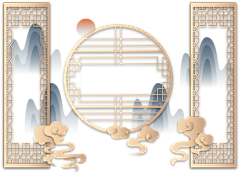 优选素材采集到中国边框素材