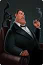 Mafia : Personal project. Characters, based on the card game "Mafia".