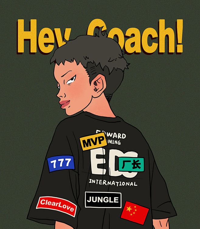 15:58:05clearlove退役晋升教练卡通人物李大宝4399同采自behance