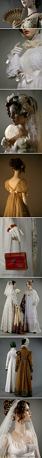 拿破仑时代的时尚细节【我爱死了高腰裙和大披肩@北坤人素材