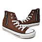 CONVERSE-匡威-帆布鞋-潮牌经典ALL-STAR系列复古自由范儿高帮系带帆布鞋-褐色-CS534300