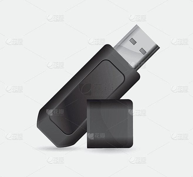 Usb连接设计矢量插图eps10图形