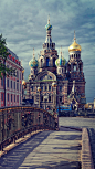 圣彼得堡，俄罗斯，滴血教堂。
