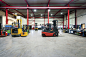 Forklift machinery working in warehouse by Gable Denims on 500px