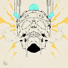 Inktober - 2018 : This year's Inktober challenge, worked alongside the official prompt list.This month I decided to go for a simpler style, rather than my regular detailed style, a two tonecolor palette and a clean composition. All of these drawings were 