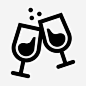 葡萄酒杯干杯图标矢量图标 干杯 酒 图杯 UI 简笔画酒杯 png免抠图片 设计素材 88icon图标免费下载