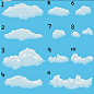 cloud pixel art - Google 검색