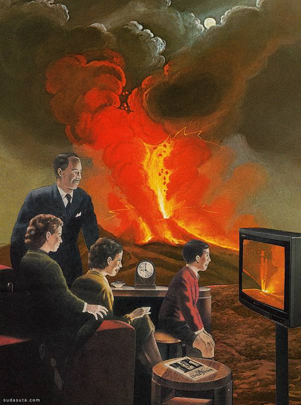 Joe Webb 复古拼贴艺术欣赏