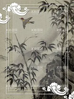 竹子素材 中国风 竹叶 青竹   - 源文件下载【酷图网】竹子素材,中国风,竹叶,青竹,竹节,海报图片背景,