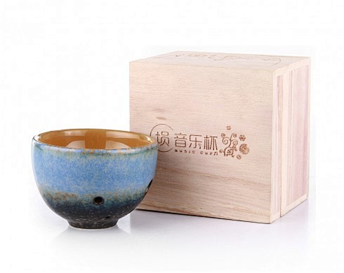 茶道配件  窑变音乐杯 #茶具# #创意...