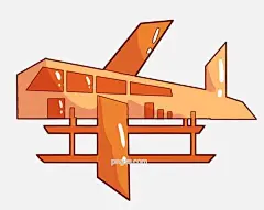 橘色飞机交通插画图片大小2598x2067px 图片尺寸233.36 KB 来自PNG搜索网 pngss.com 免费免扣png素材下载！代步工具#飞机出行#好看的飞机#交通安全#交通工具#卡通插画#装饰图案#