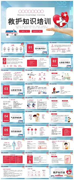 急救安全知识措施方法宣传医学工作培训课件