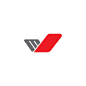 Modern V-Wallet logo Design