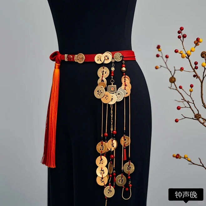 腰缠万贯 中式铜钱腰带设计 免费可商 - 小红书-花瓣网