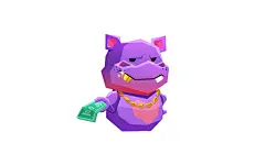 Mr Hippo : 为朋友公司设计的吉祥物以及配套的一套表情包。风格参考了本站一位大神的几何面画风。