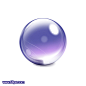 Photoshop制作漂亮的紫色水晶球