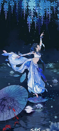 微博：古风梦采集到古风插画