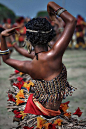 African celebration dance.