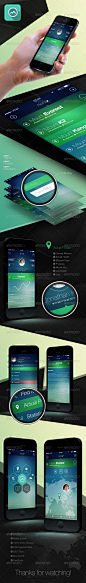 Alpiner - Retina Mobile Interface - User Interfaces Web Elements