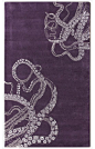 Rugs USA Sierra Octopus Tail Purple Rug: 