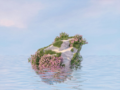 (O_O)乐采集到C4D背景