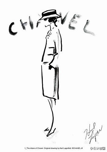 CHANEL高级定制插画手绘，来自 Se...