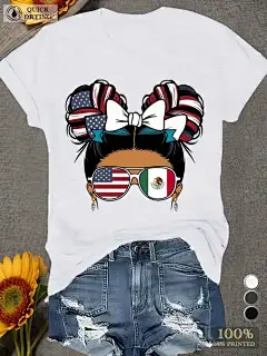 我们是团结的墨西哥女性加大码运动短袖t恤