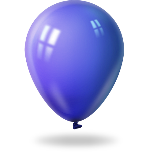 蓝色气球