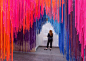 Francis Kéré's Colorscape on view at Philadelphia museum