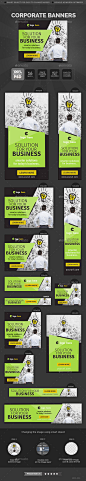 Corporate Banners - Banners & Ads Web Elements