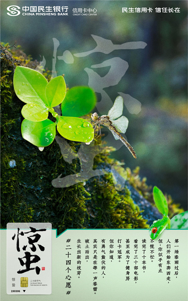 民生银行信用卡推出二十四节气字体，塑造自...