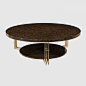 AH Round Cocktail Table - ADRIANA HOYOS FURNISHINGS: