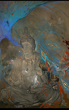 笨熊水彩采集到中国风画