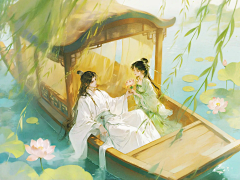 不同的你不同的我采集到古风，双人情侣